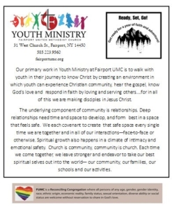 Youth Ministry Brochure | Fairport United Methodist Church